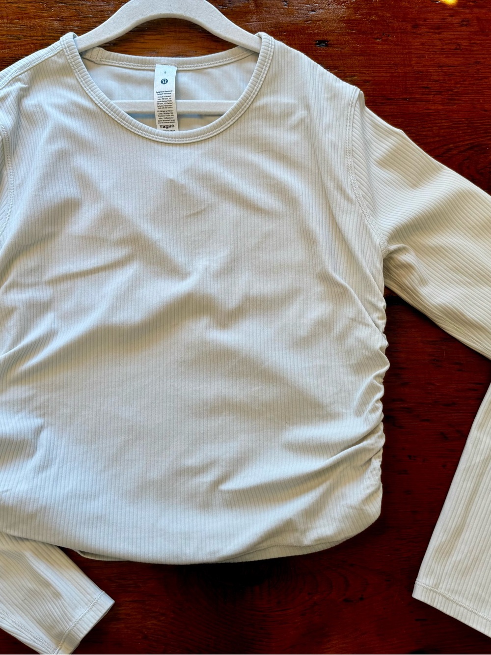 Lululemon All It Takes Long Sleeve in Bone